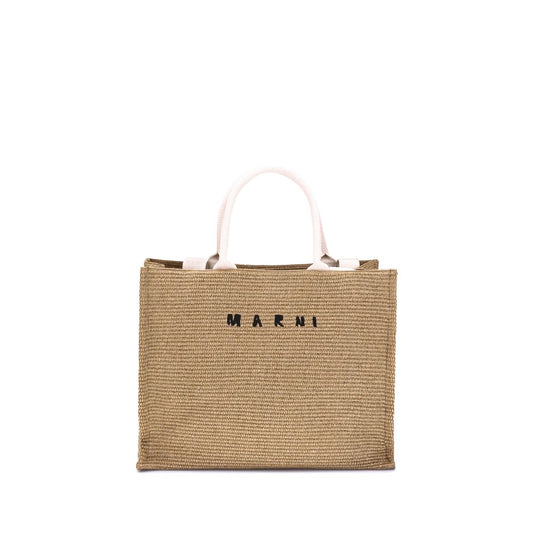 Marni Beige Polyamide Shoulder Bag