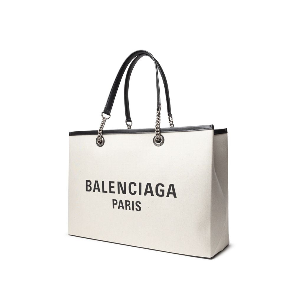 Balenciaga Gray Cotton Tote Bag Balenciaga