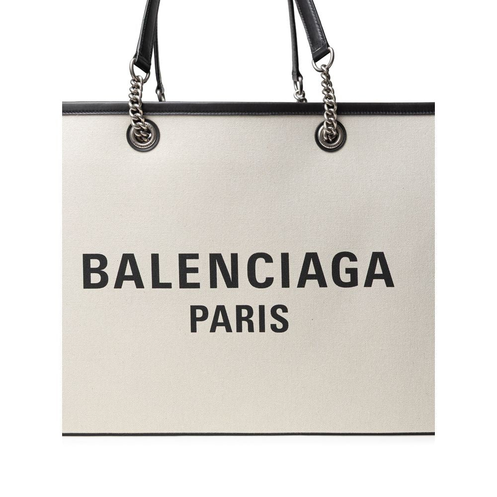 Balenciaga Gray Cotton Tote Bag Balenciaga