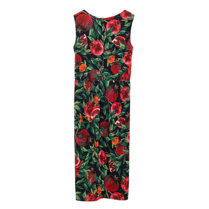 Dolce & Gabbana Bicolor Viscose Long Dress Dolce & Gabbana
