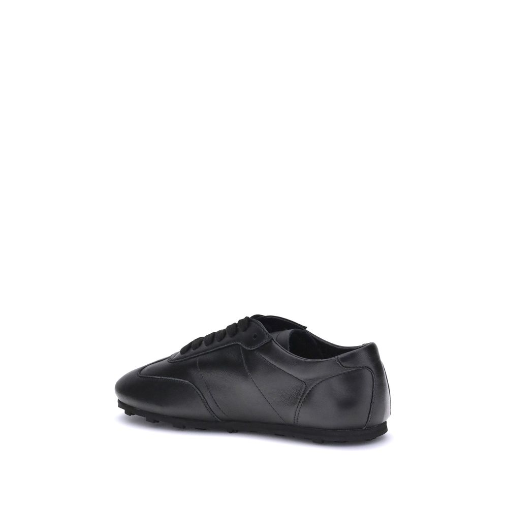Marni Black Calf Leather Bos Taurus Athletic Sneakers Marni