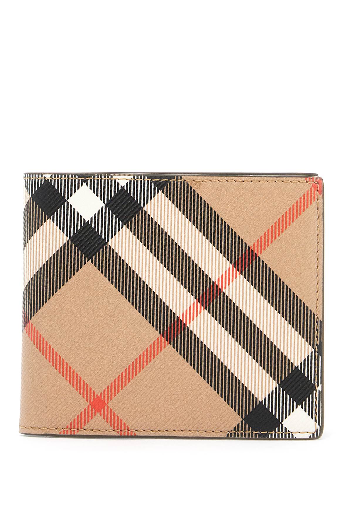 Burberry book wallet in coated canvas bi-fold design Small Leather Goods Burberry