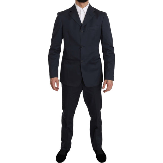 Romeo Gigli Elegant Blue Two-Piece Suit Suit Romeo Gigli