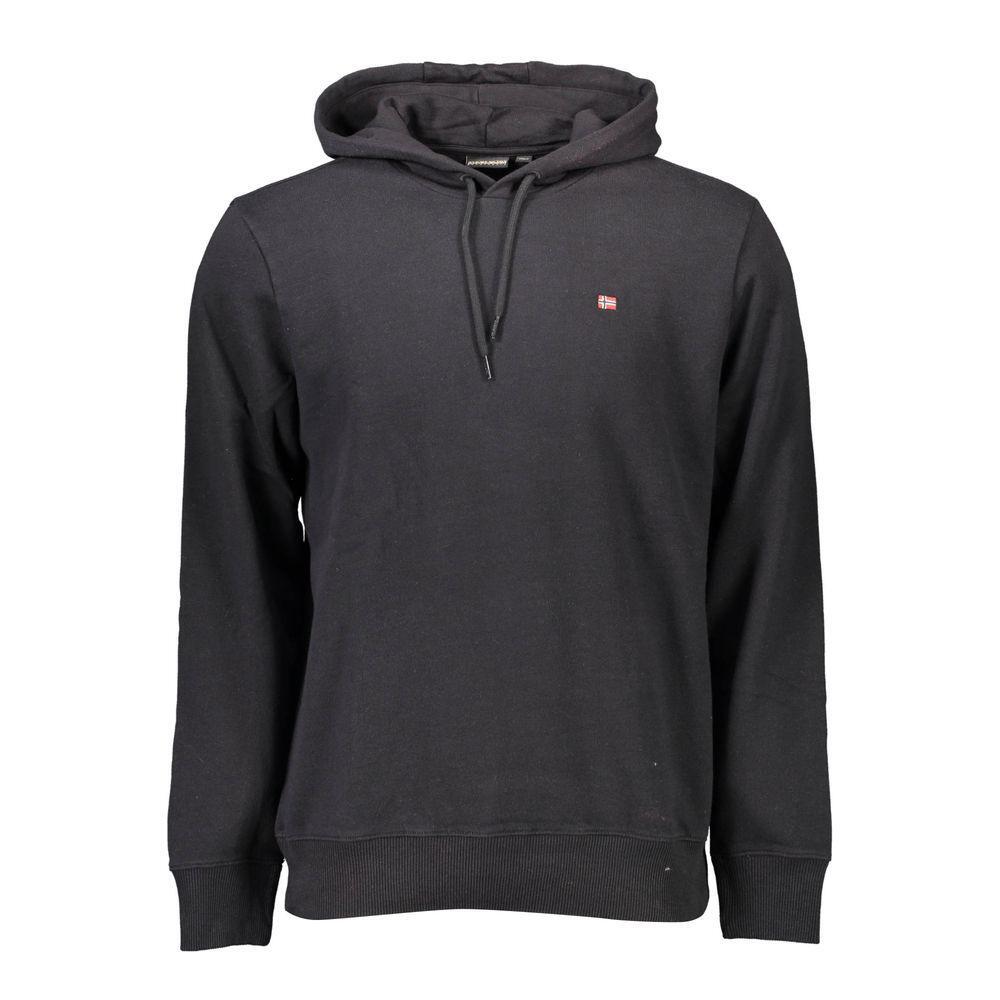 Napapijri Black Cotton Men's Sweatshirt Napapijri