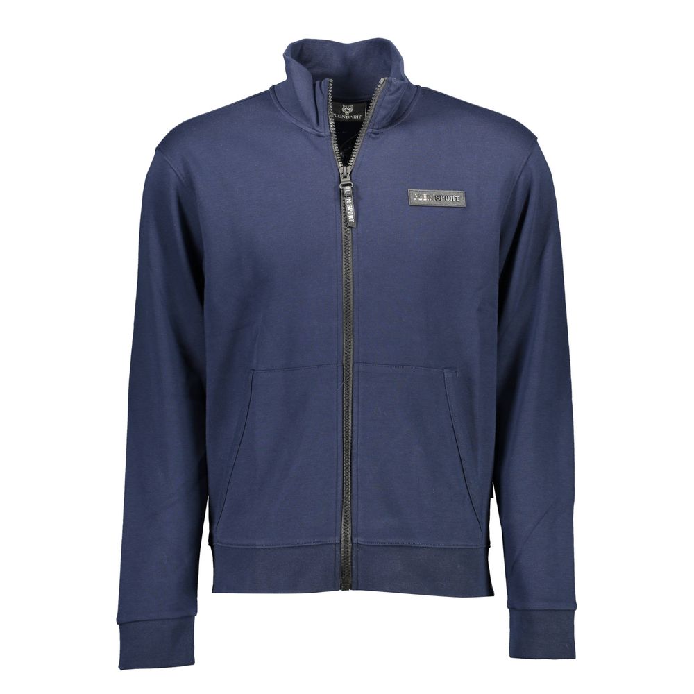 Plein Sport Blue Cotton Men's Sweatshirt Plein Sport
