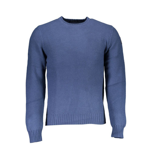 North Sails Blue Cotton Men Sweater