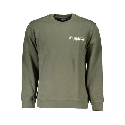 Napapijri Green Cotton Sweatshirt Napapijri