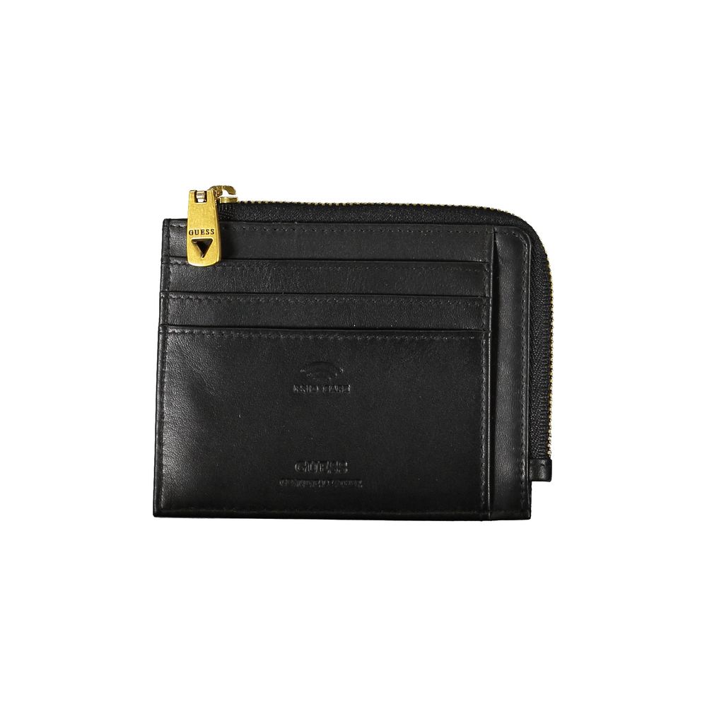 Guess Jeans Nero Leather Mens Wallet