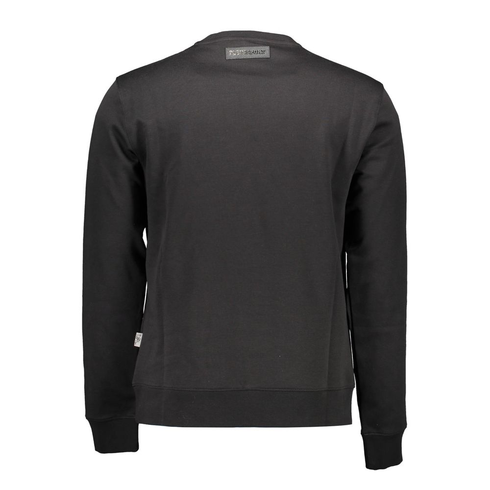 Plein Sport Black Cotton Men Sweater Plein Sport