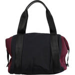 Dolce & Gabbana Black Maroon Hand Shoulder Duffel Travel Bag