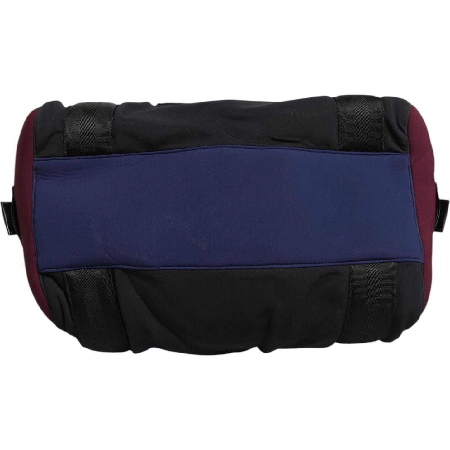 Dolce & Gabbana Black Maroon Hand Shoulder Duffel Travel Bag