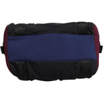 Dolce & Gabbana Black Maroon Hand Shoulder Duffel Travel Bag