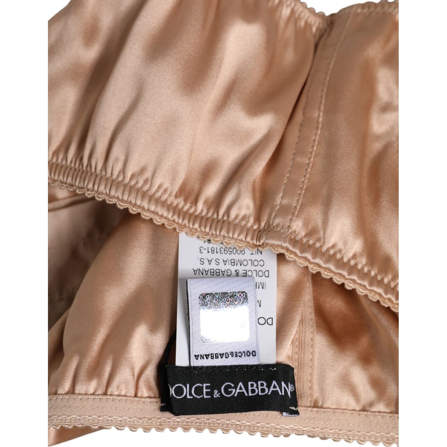 Dolce & Gabbana Pale Pink Underwired Balconette Bra Underwear