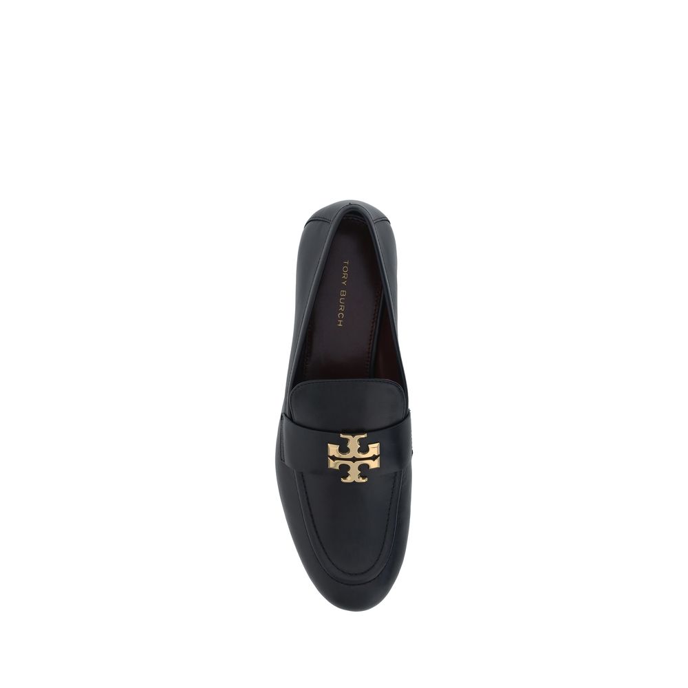 Tory Burch Black Calf Leather Bos Taurus Slip-On Loafers Tory Burch