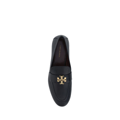 Tory Burch Black Calf Leather Bos Taurus Slip-On Loafers Tory Burch