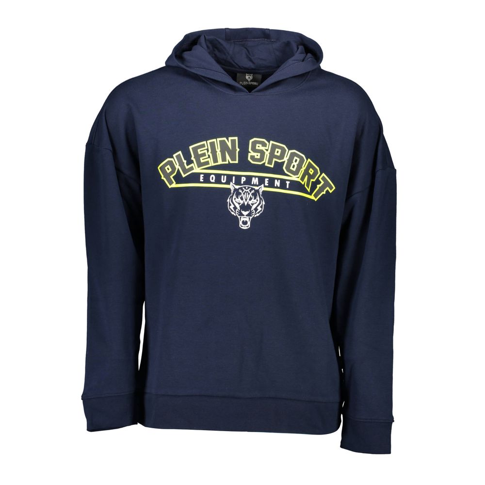 Plein Sport Blue Cotton Men's Sweatshirt Plein Sport