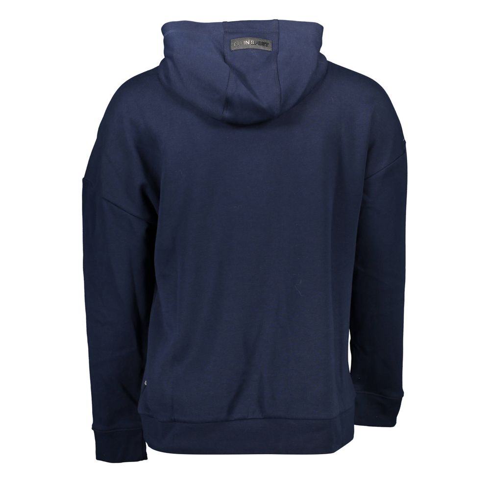 Plein Sport Blue Cotton Men's Sweatshirt Plein Sport
