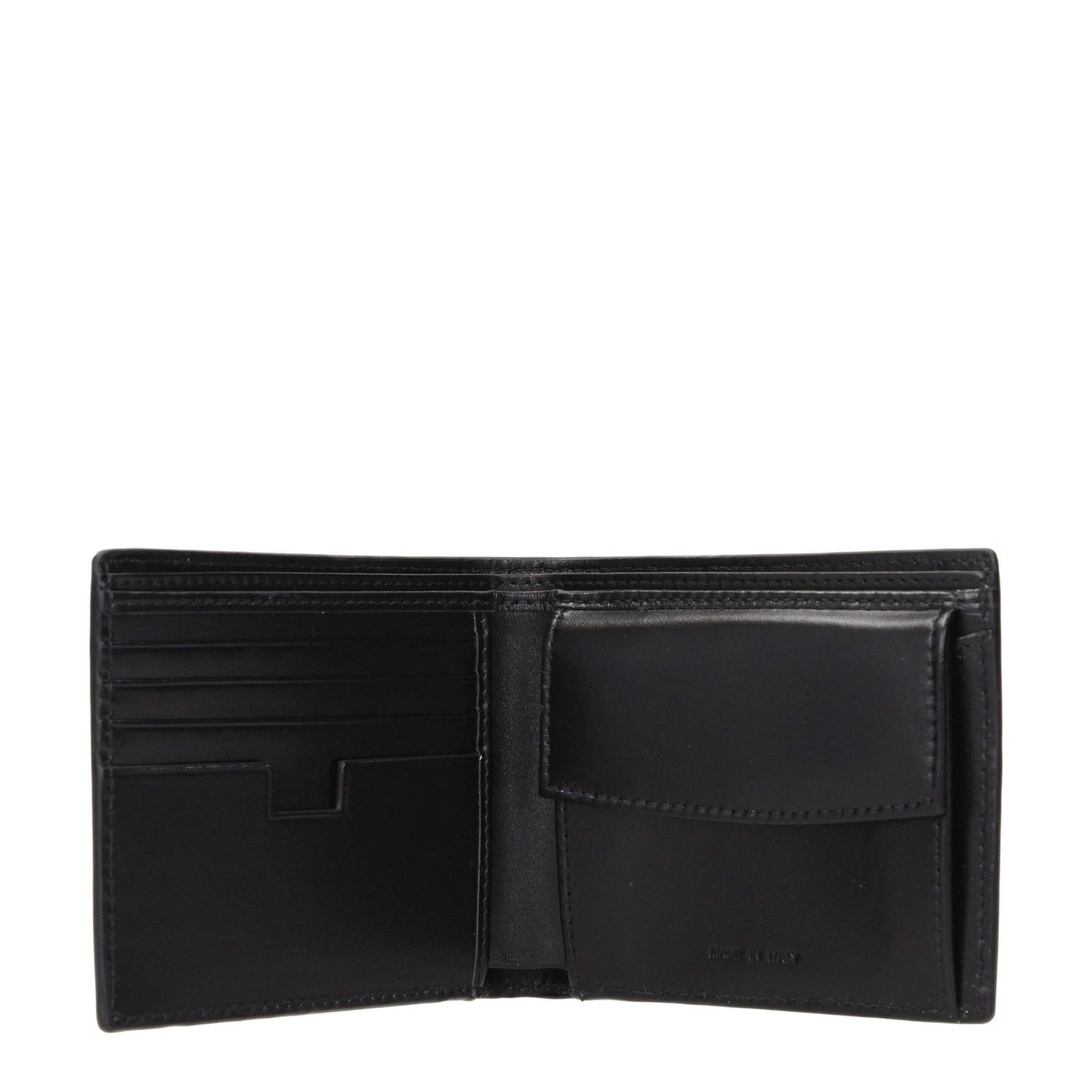 Testoni Black Leather Wallet Testoni