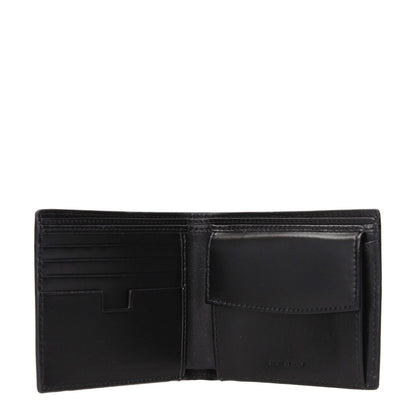 Testoni Black Leather Wallet Testoni