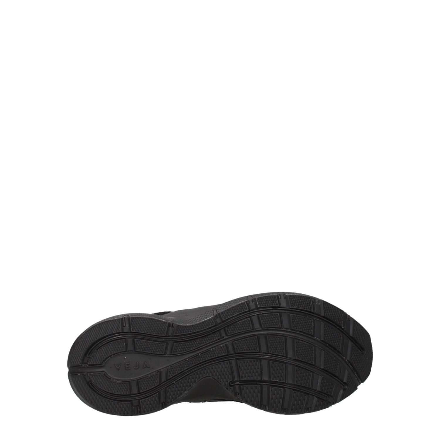 Veja Black Fabric Athletic Sneakers