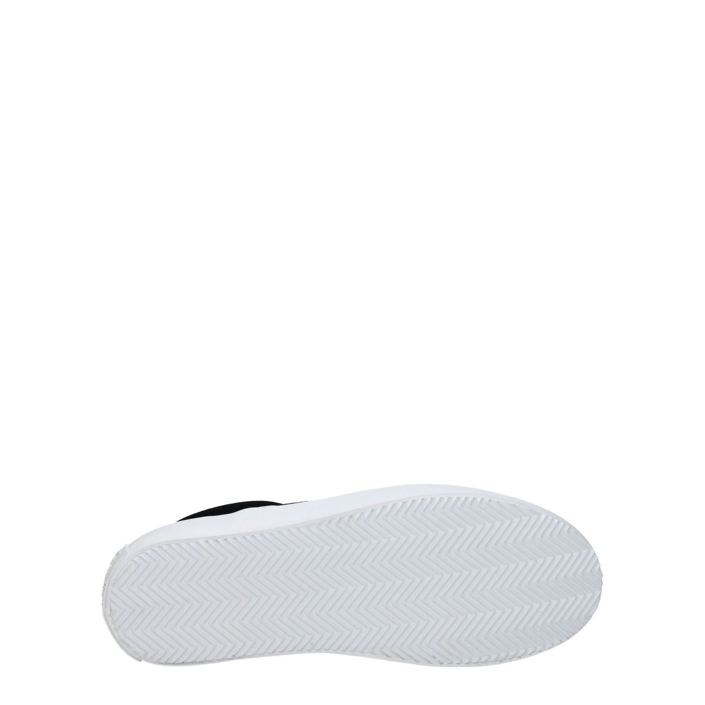 Marcelo Burlon Black Fabric Slip-On Loafers Marcelo Burlon