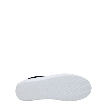 Marcelo Burlon Black Fabric Slip-On Loafers Marcelo Burlon