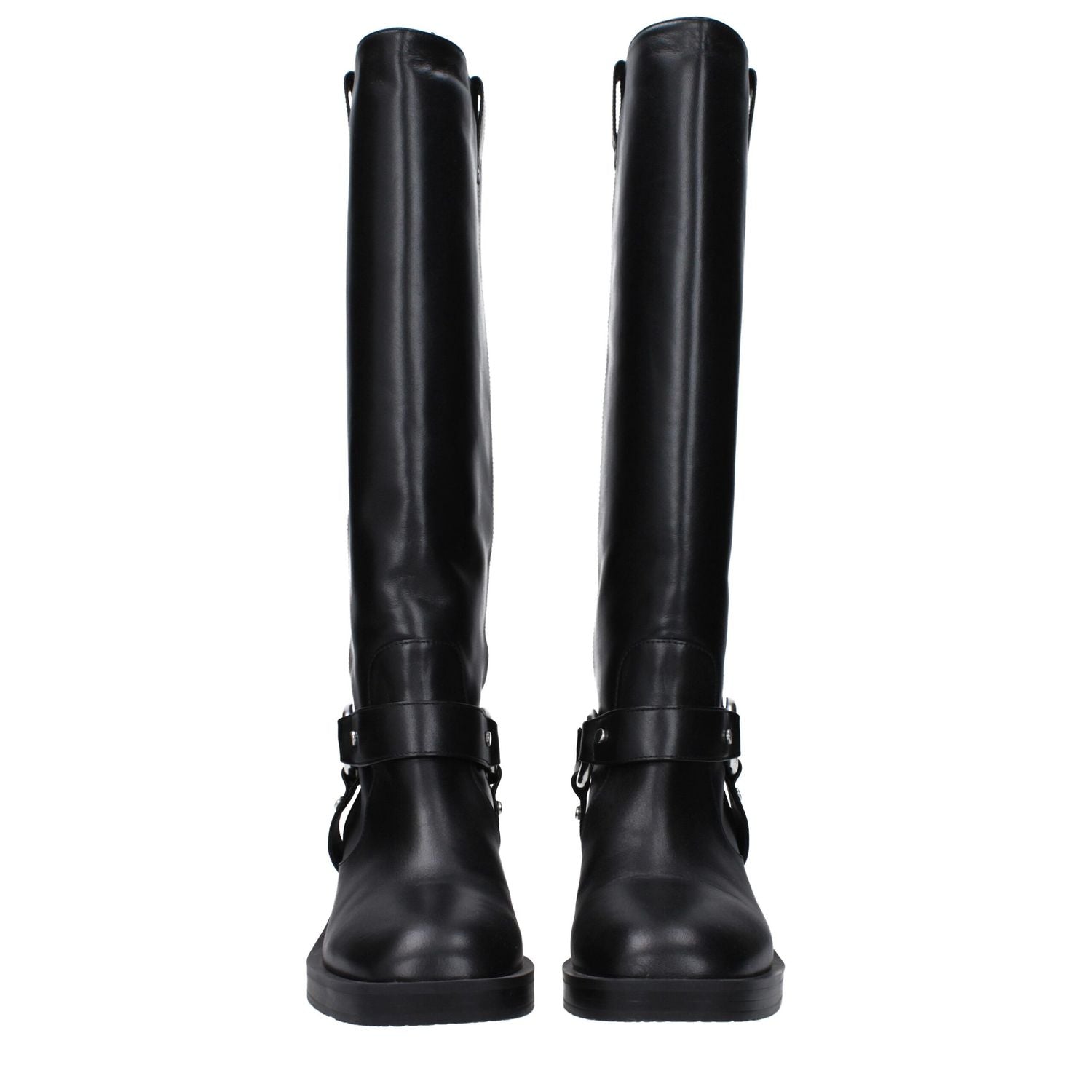 Stuart Weitzman Black Leather High Heel Boots