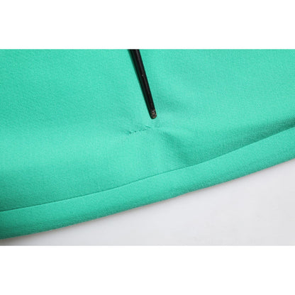 Dolce & Gabbana Green Sleeveless Bodycon A-line Mini Dress Dolce & Gabbana