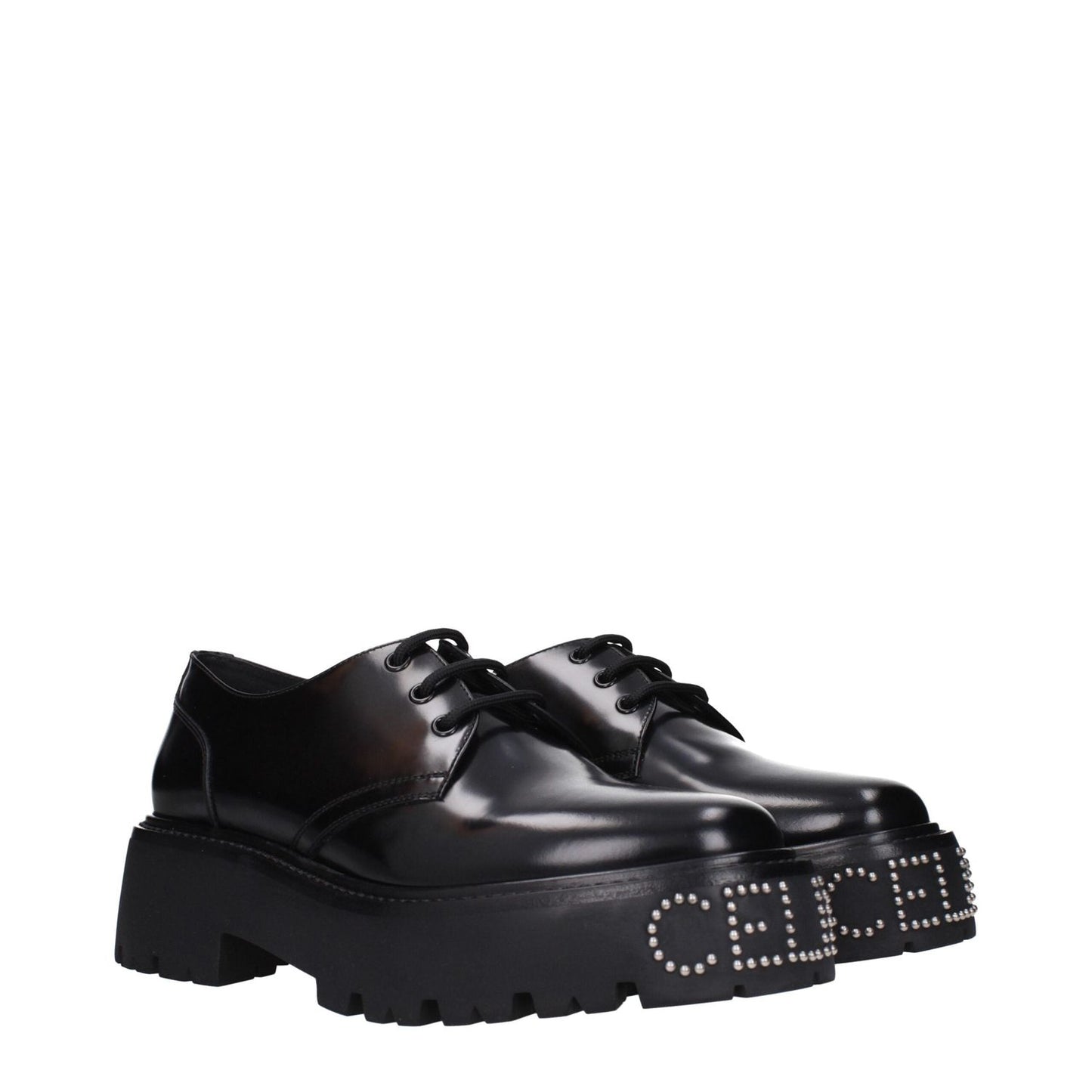Celine Black Leather Oxfords And Derbies CE-15219284902153-EU40/US7
