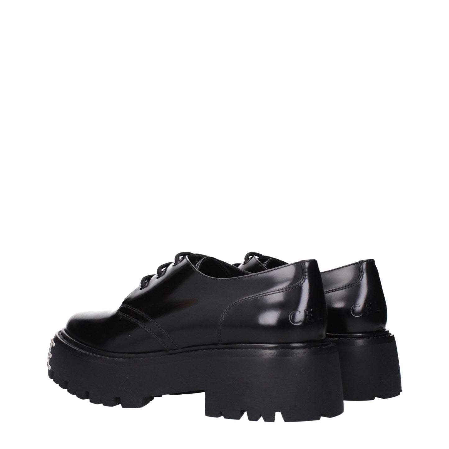Celine Black Leather Oxfords And Derbies CE-15219284902153-EU40/US7