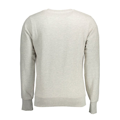 Superdry Grigio Cotton Men Sweatshirt Superdry