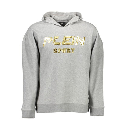 Plein Sport Grigio Cotton Men's Sweatshirt Plein Sport