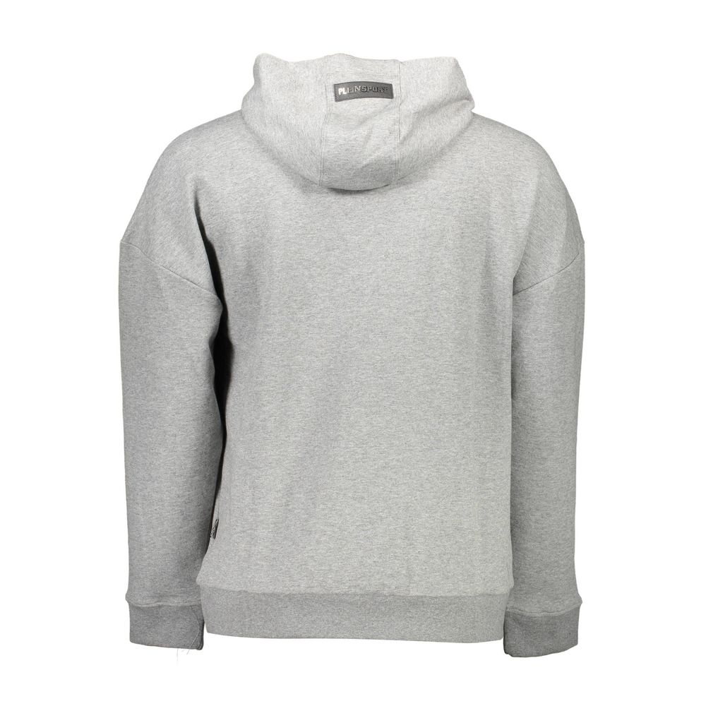 Plein Sport Grigio Cotton Men's Sweatshirt Plein Sport