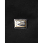 Dolce & Gabbana Black Sleeveless Hooded Logo Plaque Jacket JKT41509-48
