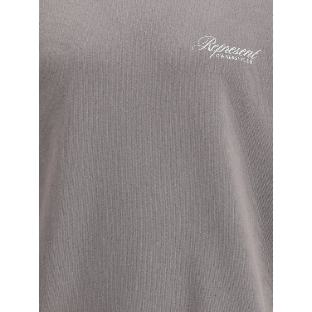 Represent Gray Cotton Sweatshirt Represent