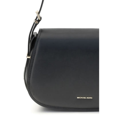 Michael Kors Black Calf Leather Bos Taurus Shoulder Bag Michael Kors