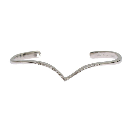 Nialaya Skyfall CZ 925 Silver Bangle Bracelet 1728,67345645728,Accessories,Bracelets - Jewellery - Accessories,Bracelets - Women - Jewelry,Category - Jewellery,Jewellery - Accessories,Jewelry,Material: 925 Sterling Silver,Men,New with tags,Nialaya,Silver,