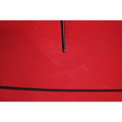 Dolce & Gabbana Red Viscose Stretch Slit Sheath Midi Dress Dolce & Gabbana