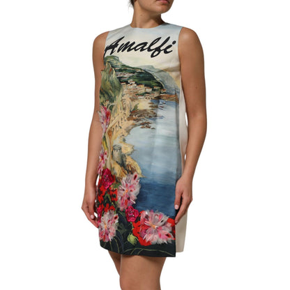 Dolce & Gabbana Multicolor Crystal Embellished Mini Dress Dolce & Gabbana