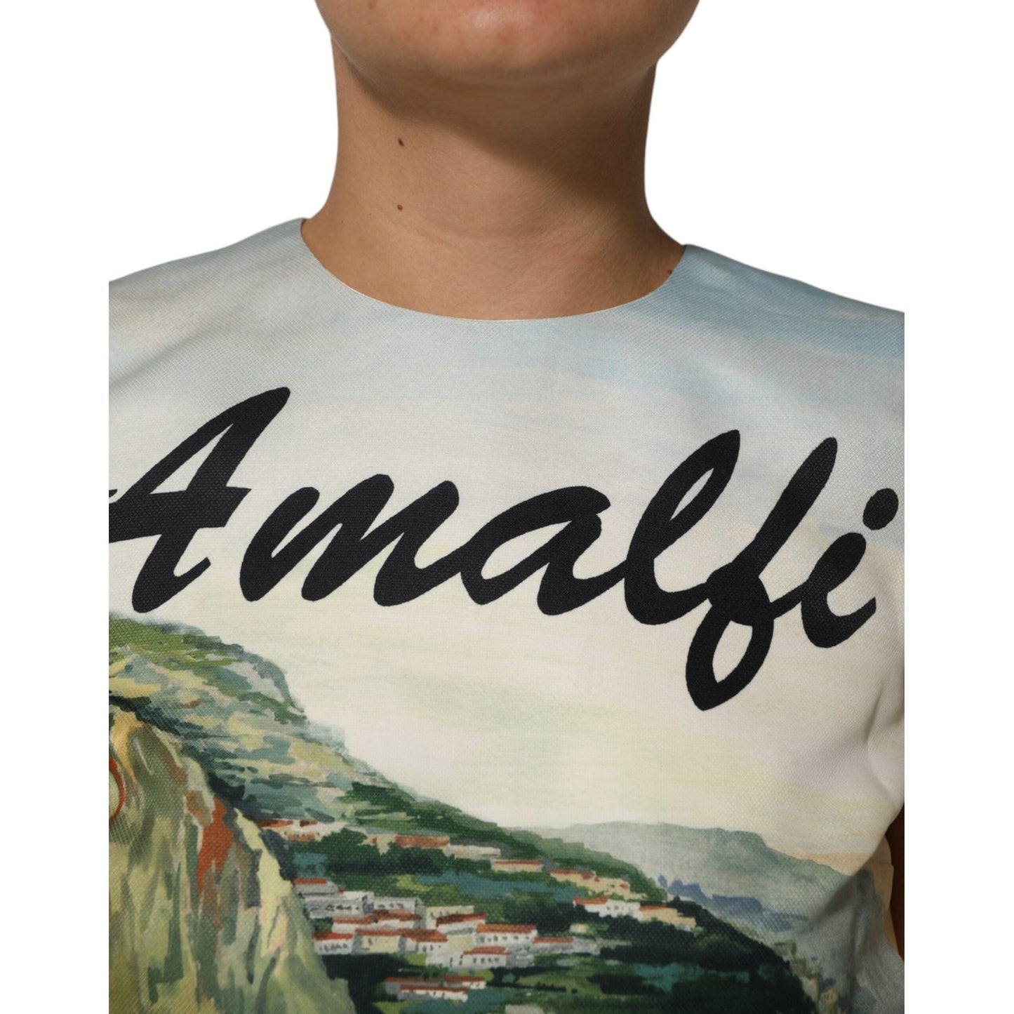 Dolce & Gabbana Multicolor Crystal Embellished Mini Dress Dolce & Gabbana