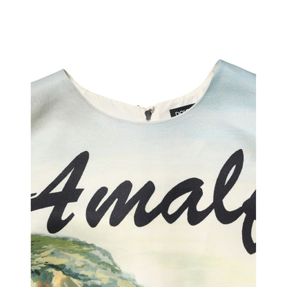 Dolce & Gabbana Multicolor Crystal Embellished Mini Dress Dolce & Gabbana