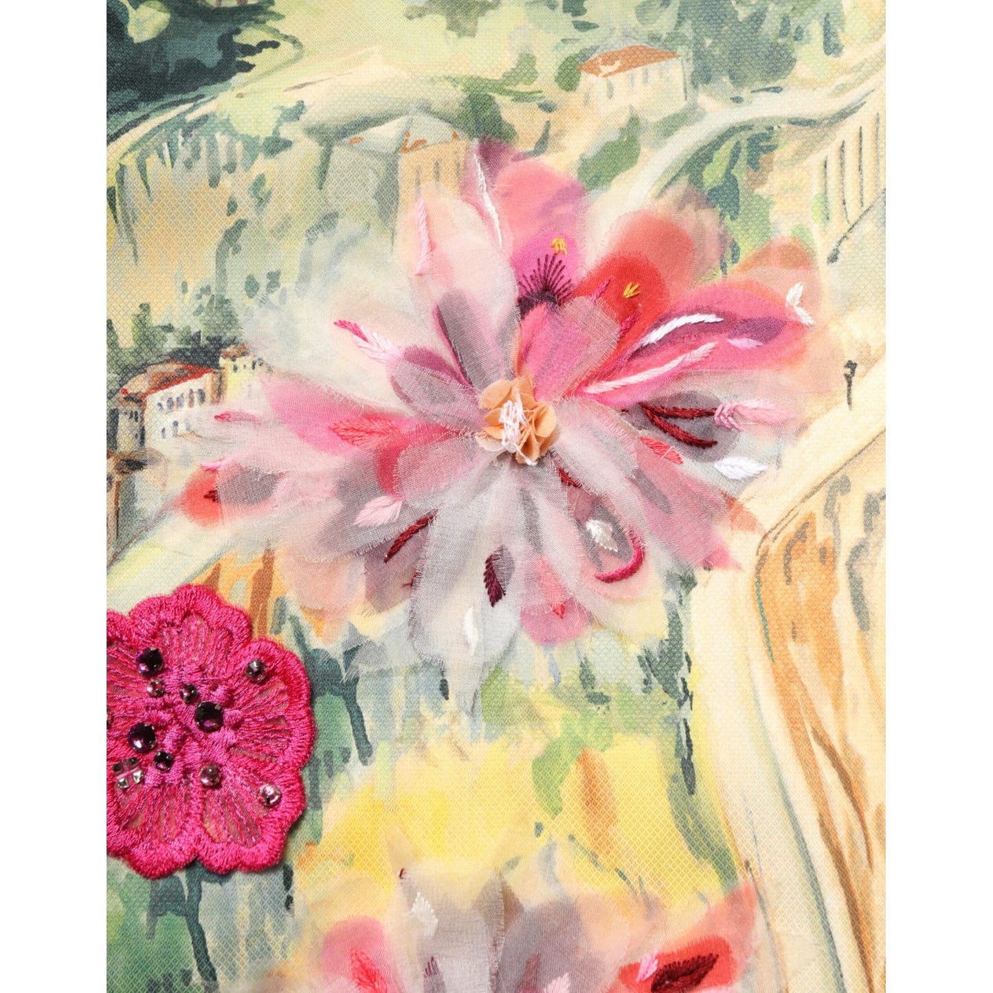 Dolce & Gabbana Multicolor Crystal Embellished Mini Dress Dolce & Gabbana