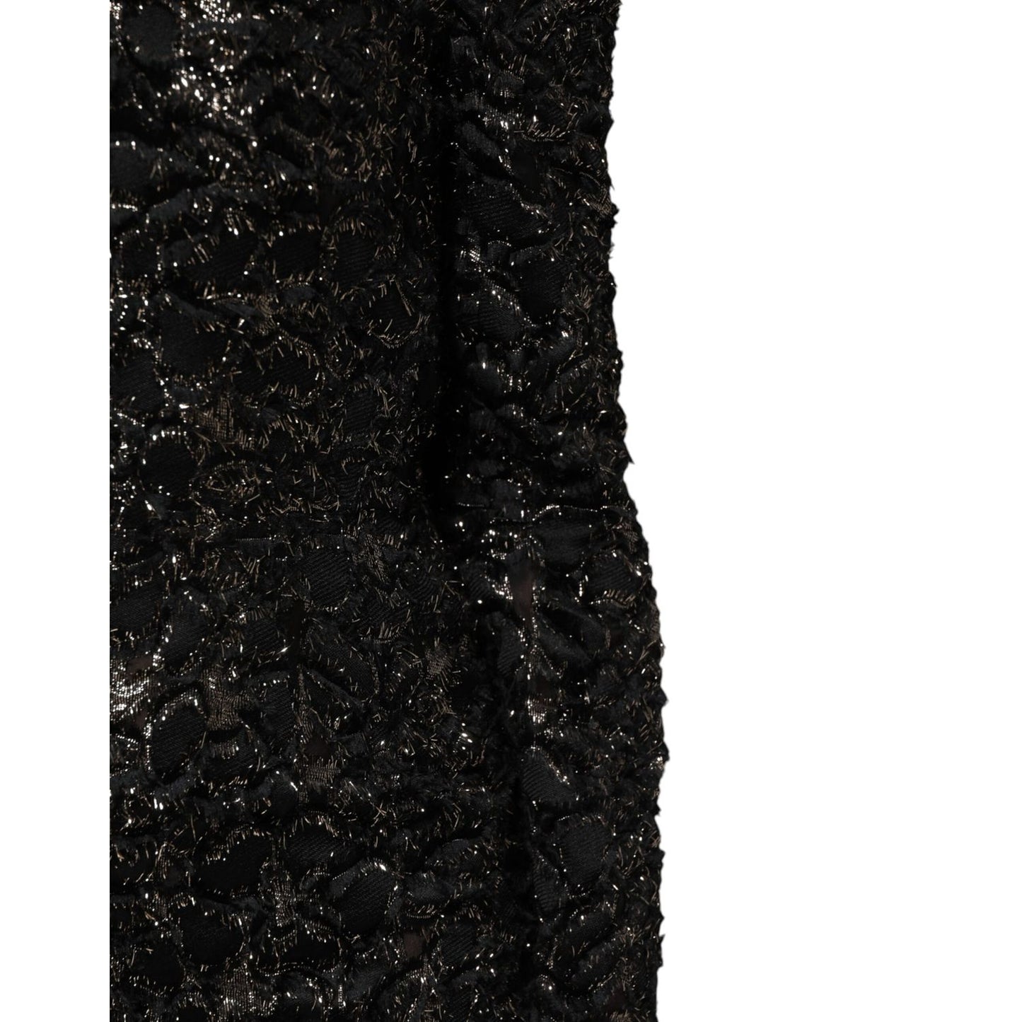 Dolce & Gabbana Black Sequin Bouclé Tweed Sheath Dress Dolce & Gabbana