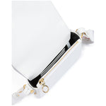 Off-White White/Gold Metallic Stripe Mini Crossbody Bag OF8056121179349