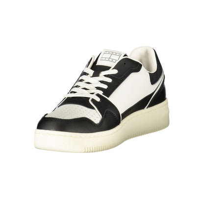 Tommy Hilfiger Black Polyurethane Men Sneaker 1728,67403481248,Athletic - Sneakers - Shoes,Black,EU40/US7,EU41/US8,EU42/US9,EU43/US10,EU44/US11,EU45/US12,EU46,Men,New with tags,Shoes,Sneakers - Shoes,Tommy Hilfiger