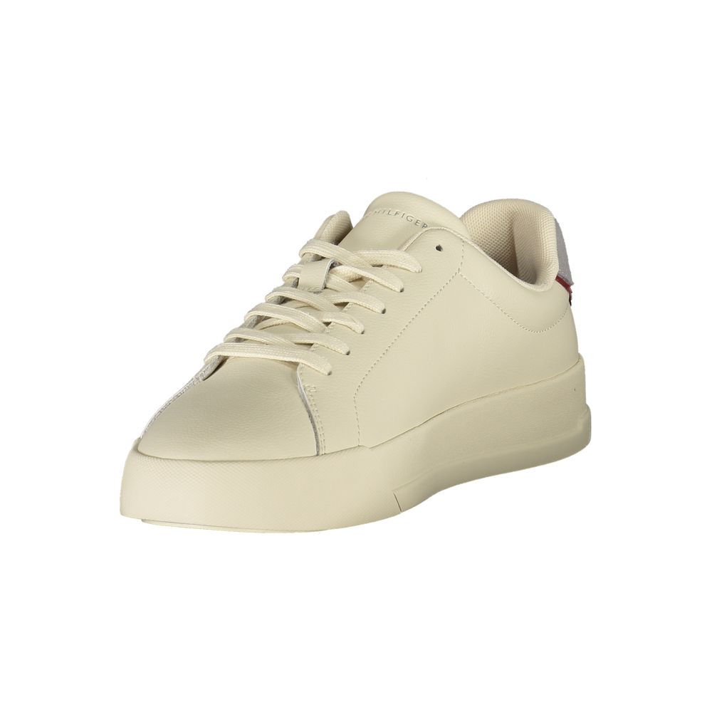 Tommy Hilfiger Beige Polyurethane Men Sneaker 1728,67403481248,Athletic - Sneakers - Shoes,Beige,EU40/US7,EU41/US8,EU42/US9,EU43/US10,EU44/US11,EU45/US12,EU46,Men,New with tags,Shoes,Sneakers - Shoes,Tommy Hilfiger