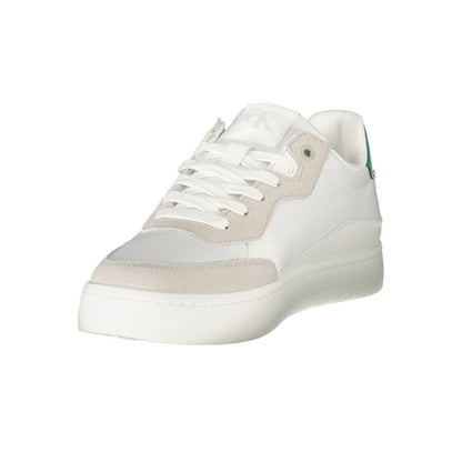 Calvin Klein Bianco Polyurethane Men Sneaker 1728,67403481248,Athletic - Sneakers - Shoes,Calvin Klein,EU40/US7,EU41/US8,EU42/US9,EU43/US10,EU44/US11,EU45/US12,Men,New with tags,Shoes,Sneakers - Shoes,White