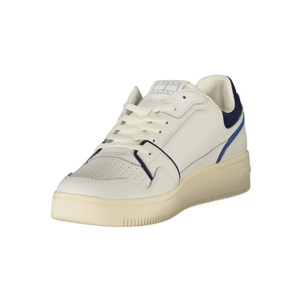 Tommy Hilfiger Bianco Polyurethane Men Sneaker 1728,67403481248,Athletic - Sneakers - Shoes,EU40/US7,EU41/US8,EU42/US9,EU43/US10,EU44/US11,EU45/US12,EU46,Men,New with tags,Shoes,Sneakers - Shoes,Tommy Hilfiger,White