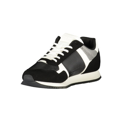 Tommy Hilfiger Black Polyurethane Men Sneaker 1728,67403481248,Athletic - Sneakers - Shoes,Black,EU44/US11,Men,New with tags,Shoes,Sneakers - Shoes,Tommy Hilfiger