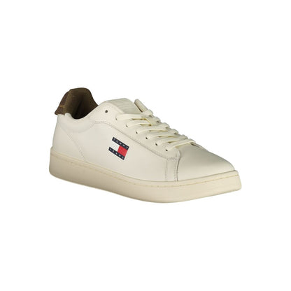Tommy Hilfiger Bianco Polyurethane Men Sneaker 1728,67403481248,Athletic - Sneakers - Shoes,EU40/US7,EU41/US8,EU42/US9,EU43/US10,EU44/US11,EU45/US12,EU46,Men,New with tags,Shoes,Sneakers - Shoes,Tommy Hilfiger,White